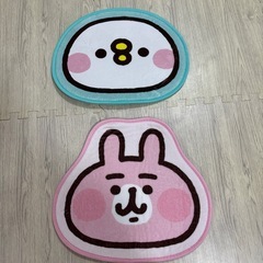 ☆4つセット　ふわふわマット　ラグ　滑り止め付きの画像