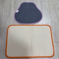 ☆4つセット　ふわふわマット　ラグ　滑り止め付きの画像