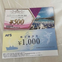 エイチ・アイ・エス　株主優待券