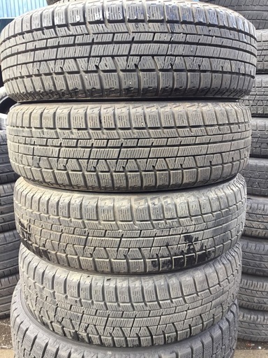 バリ溝 155/65R14 ヨコハマ スタッドレスタイヤ 4本セット