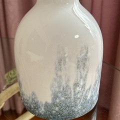 花瓶　花卉　ガラス製　SUWAガラスの里 径11.5×高さ22センチの画像
