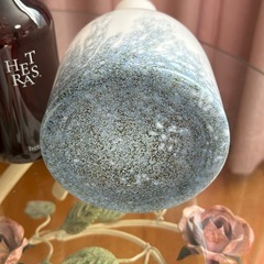 花瓶　花卉　ガラス製　SUWAガラスの里 径11.5×高さ22センチの画像
