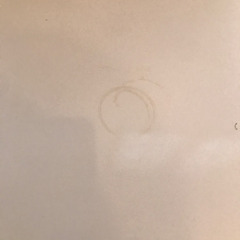 白テーブル　テープ汚れあり。の画像