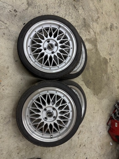 ステルスレーシング　4H 100 16インチ　5.5J +43