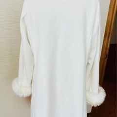 【お値下げ】コート白　サイズM　の画像