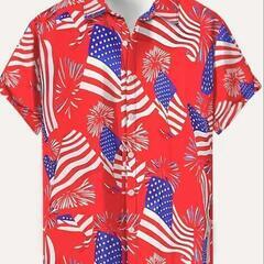 新品ハワイアンシャツ