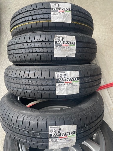 【購入者決定】155/65R14 BRIDGESTONE NEWNO