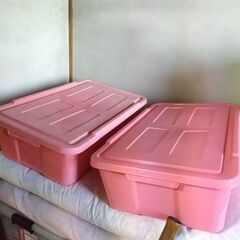 ★★衣装ケース ２個セット（サイズ容量(約)／１８×３３×６３センチ）★★の画像