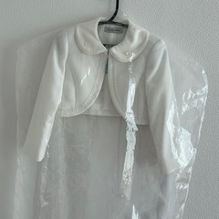 フォーマルワンピース、ジャケット、コサージュ　120の画像