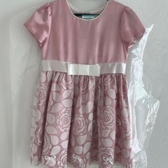 フォーマルワンピース、ジャケット、コサージュ　120の画像