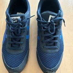 オニツカタイガー　スニーカー　24.5cm 　紺色　