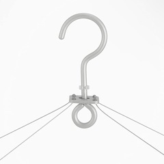 【無印】アルミ角型ハンガー
の画像