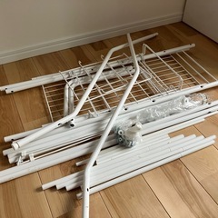 【無料】あげます ニトリランドリーラック （部品欠損あり）の画像