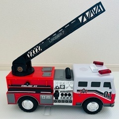 大きなはたらく車　2台セット　消防車　ゴミ運搬車の画像