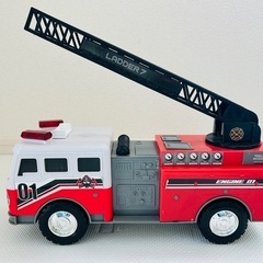 大きなはたらく車　2台セット　消防車　ゴミ運搬車の画像