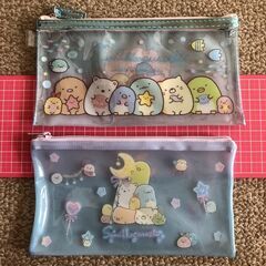 【未使用】すみっコぐらし クリアポーチ 2個セット