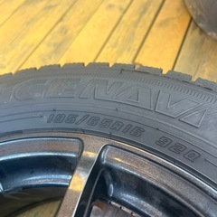 最終お値下げ＠引き取り限定@アルミホイール付　スタッドレスタイヤ　ライズの画像