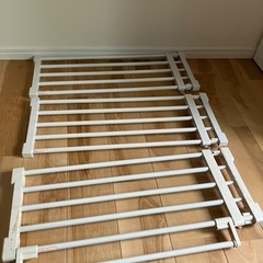 【無料】あげます 突っ張り棚 3個セット