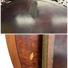 NO.1939 中国家具 ドレッサー 螺鈿細工 高級品 鏡台 微細 木製 家具 中古の画像
