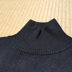 未使用✩カシミヤ調しっとりボリューム袖タートルの画像