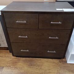 ★ジモティ割あり★  チェスト ダークブラウン H85×D91....