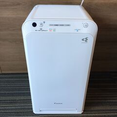 ○【通電・一部動作確認済】ダイキン ストリーマ空気清浄機 MC55WKS-W （ホワイト）19年製 取説・リモコン付き 中古品(NF241106)472-66の画像