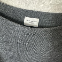 URBAN RESEARCH DOORS アーバンリサーチドアーズ ニットワンピース グレーの画像