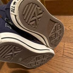 converse ハイカットスニーカー　ネイビーの画像