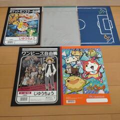 未使用ノート5冊（B）の画像