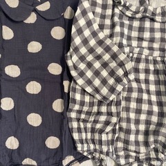 ☆美品 ベビー長袖ロンパース☆tete a tete等 サイズ70cm の画像