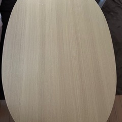 【受け渡し先決定】楕円形こたつテーブルの画像