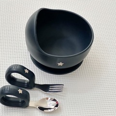 【決定】子供シリコン 食器セット 吸盤ボウル スプーン フォーク...