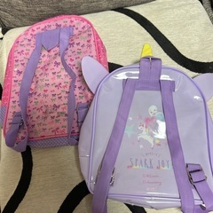 処分間近😢【新品未使用】ビニールバック2つの画像