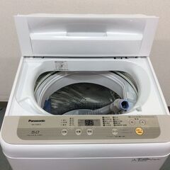 JT9772【Panasonic/パナソニック 5.0㎏洗濯機】美品 2019年製 NA-F50B12 家電 洗濯 簡易乾燥付の画像