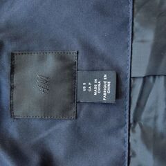 H&M 3シーズンメンズジャケット紺　　Ｍサイズ　(ＵＳ Ｓ）　美品 の画像