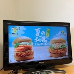 取引中　SHARP 26インチ液晶テレビ  