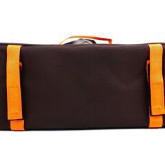 【新品未使用】キャンパーズアドベンチャー ☆仕切り自由調整☆ ギアボックス CA-003 Lサイズ 約10L ブラウン アウトドア 定価4,290円の画像