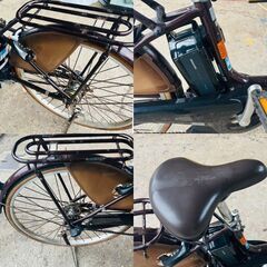 【❗️✨現品限り✨❗️】BRIDGESTONE🌟電動アシスト自転車🌟動作確認済み🌟ショコラブラウンの画像