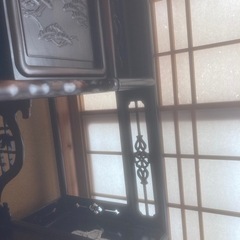 黒檀茶箪笥の画像