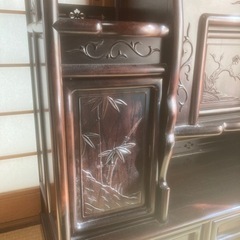 黒檀茶箪笥の画像