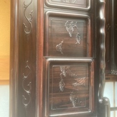 黒檀茶箪笥の画像