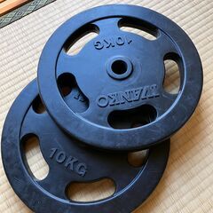 【受付終了】IVANKO（イヴァンコ）Φ28mm バーベルバー + プレート20kgの画像