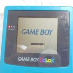 ジャンク 任天堂 ゲームボーイカラー 本体 ブルー CGB-001 CGB-JPN-1 ニンテンドー GAME BOY COLOR 札幌市 白石店の画像
