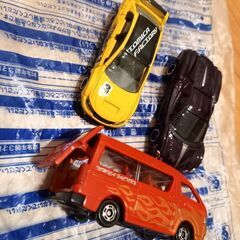 レアなトミカ×3台セット★トミカ組立工場ハイエース、光岡オロチ、トミカファクトリーインプレッサwrxの画像