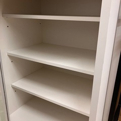 11/25 値下げ松田家具  引き戸式レンジボード 🟢日本製🟢モイス加工🟢ホワイト🟢1273の画像