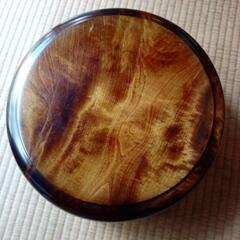 木製お茶櫃　ちゃびつ　外径約３３cm　きれいな状態の画像