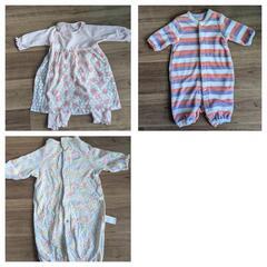 出産準備ベビー服10枚セット【女の子】※プチバトー、コンビミニなどの画像