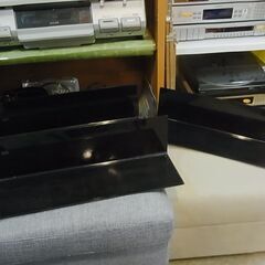 セール中につき、通常特価1,298円より半額の649円!　【31】tower タワー　マグネットキッチン棚　ワイド　ウォールラック　黒　ブラック　山崎実業の画像
