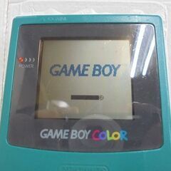 ジャンク 任天堂 ゲームボーイカラー 本体 グリーン CGB-001 CGB-JPN-2 ニンテンドー GAME BOY COLOR 札幌市 白石店 の画像