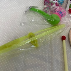 時計　おもちゃセットの画像
